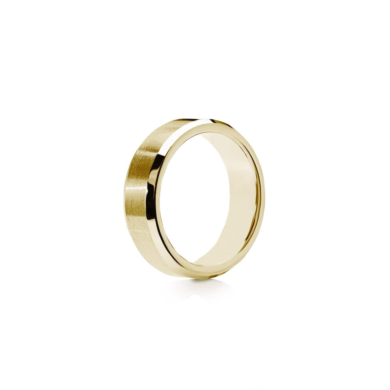 Tungsten ring forgyldt