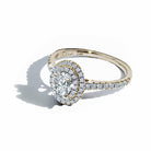 Oxford dobbelt oval guld ring