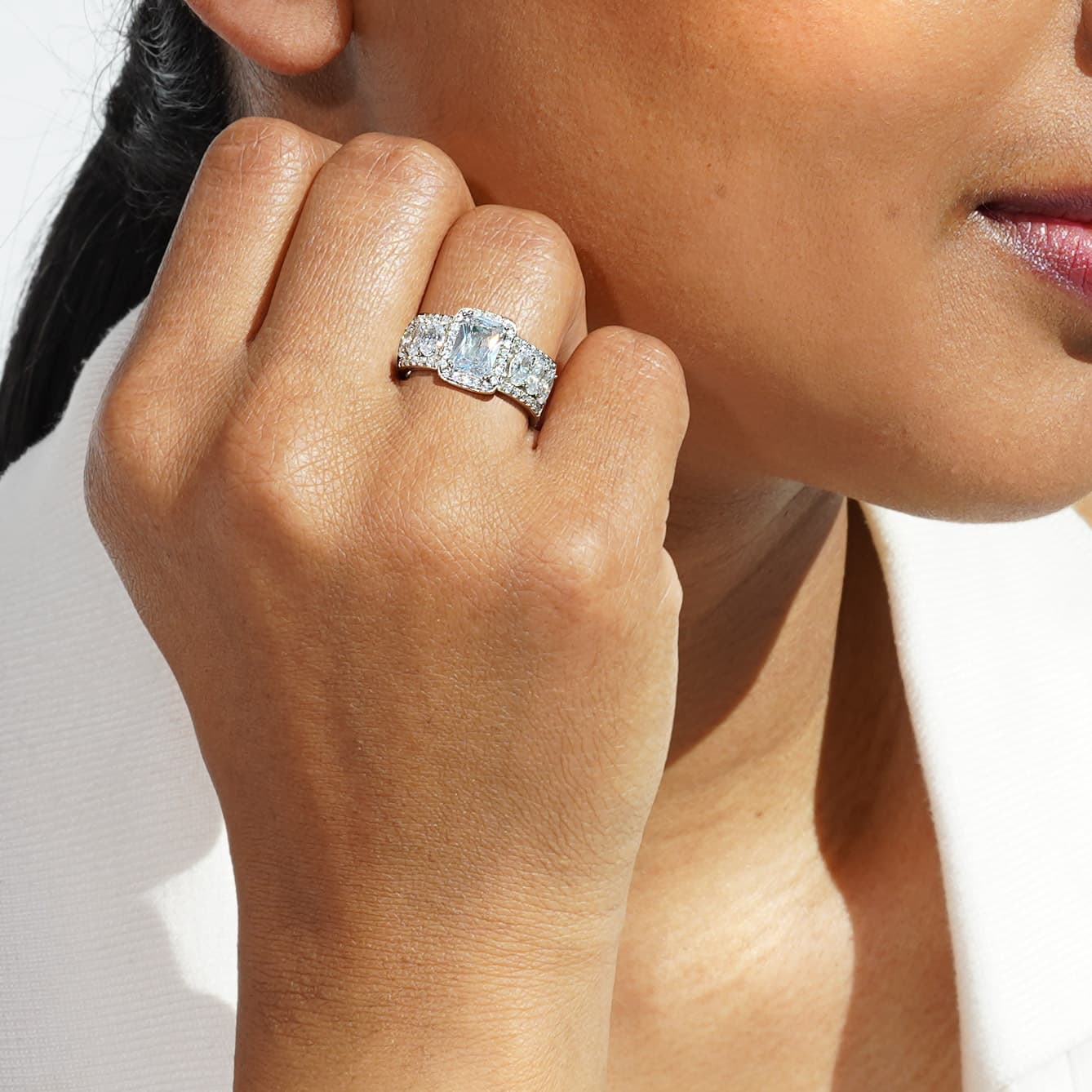 Oxford radiant &amp; oval ring