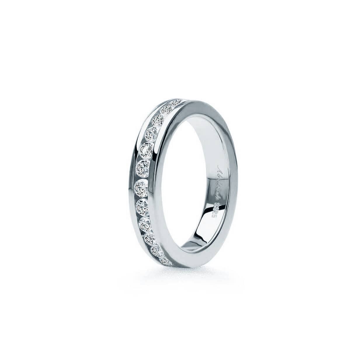Oxford alliancering med runde sten