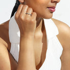 Oxford gul loveable ring med gul radiant sten