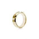 Tungsten ring forgyldt