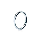 Tungsten ring grå smal