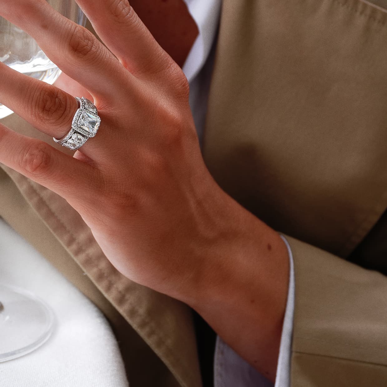Oxford radiant &amp; oval ring