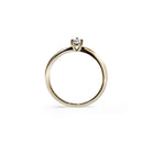 Como solitaire pære cut diamant forlovelsesring i guld