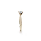Positano rund diamant solitaire forlovelsesring i guld