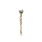 Oxford square cut solitaire ring