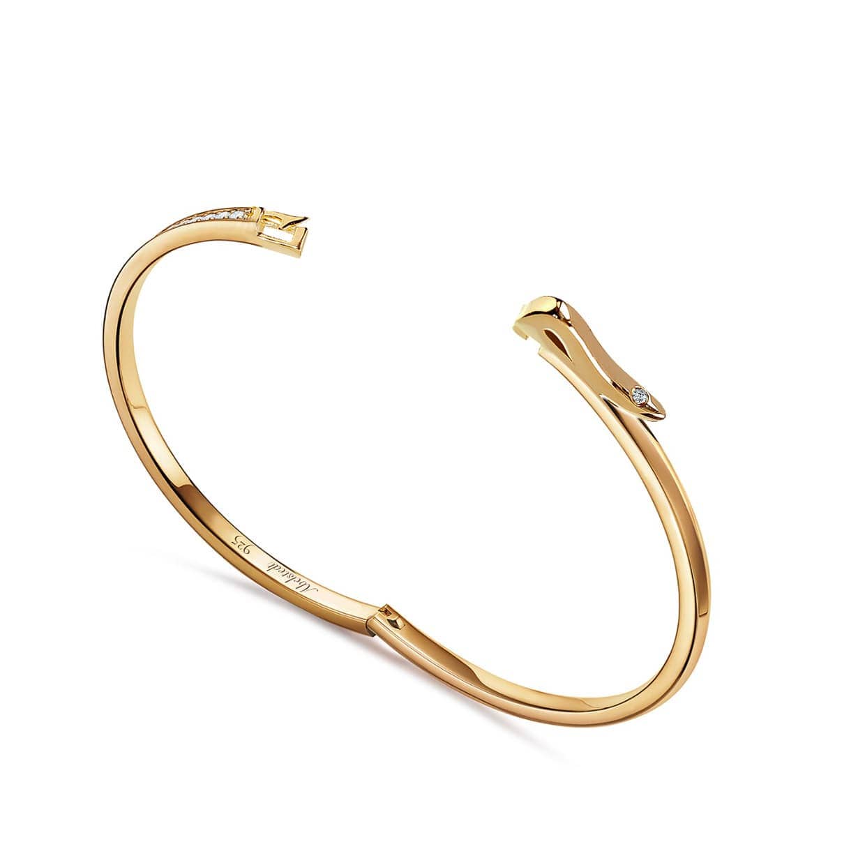 Equestrian forgyldt bangle