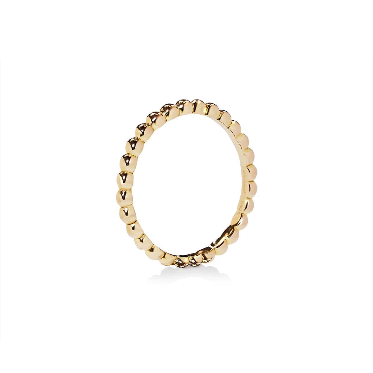 Equestrian small dot ring forgyldt
