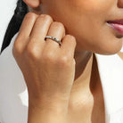 Equestrian ring med sten