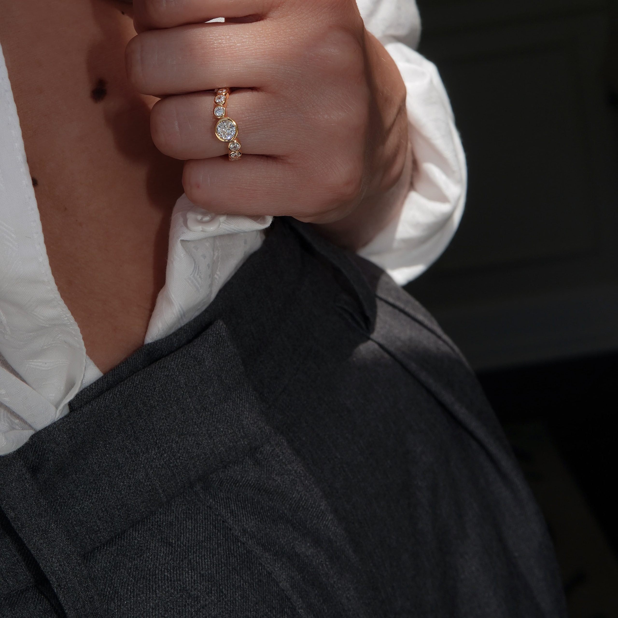 Oxford sølv bella ring