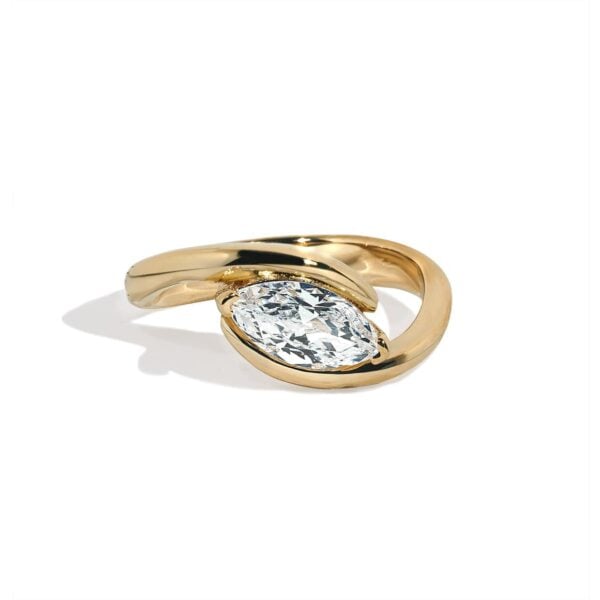 Oxford Small Gold Nature Ring