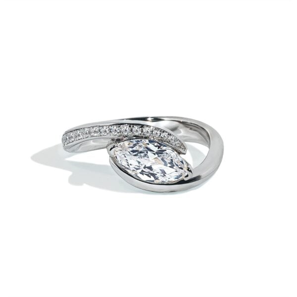 Oxford Silver Small Scandi Ring